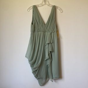 Alice + Olivia Sage Green Cocktail Dress, size 2